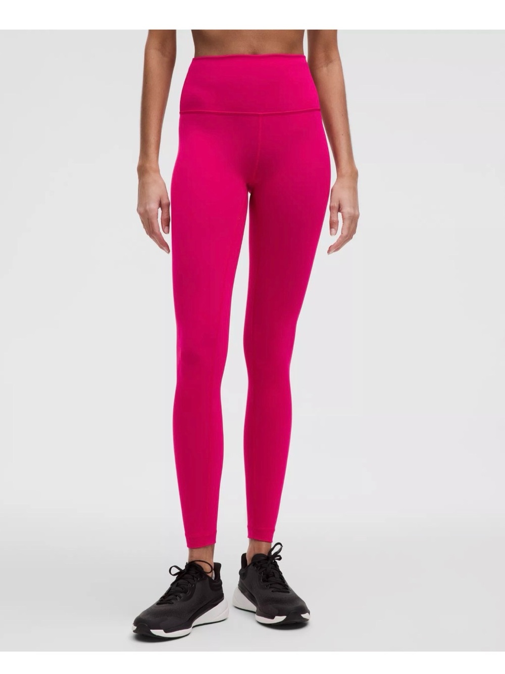 Lululemon 28" Pink Wunder Train High-Rise Tight Leggings
